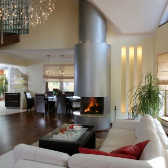 Арт Нуво комбиниран хол-кухня