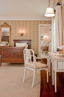 Dressing table in the classic bedroom