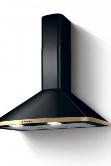 Черно-златиста качулка за кухнята