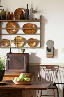 Странен кухненски комплект в стила на страната