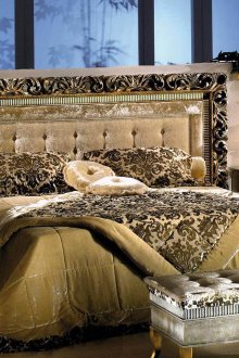 Schlafzimmer im luxuriösen orientalischen Stil