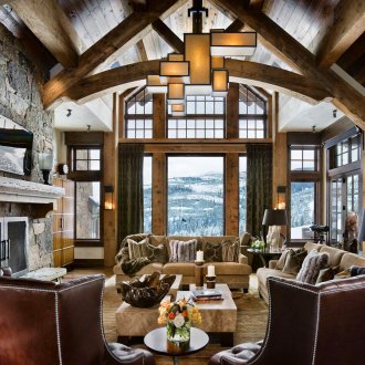 Голяма холна / хижа стил хол