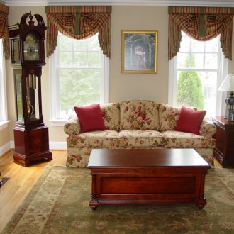 Подов часовник в интериора в стила на Прованс