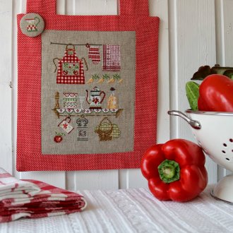 Красива бродерия в кухнята