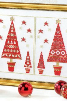 Нова година бродерия за празничен интериор