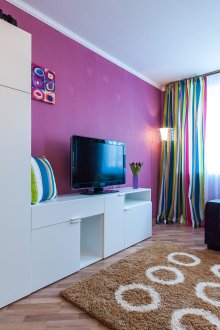 Розово и синьо в хола