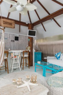 Интериор на плажното бунгало