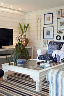 Малка дневна в морски стил