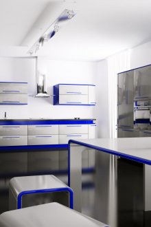 Високотехнологични мебели със заоблени ъгли