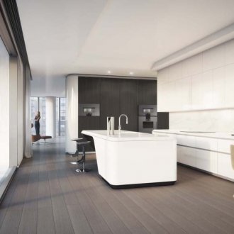 Практичен кухненски интериор