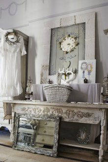 Hiasan luar biasa untuk bilik tidur dengan gaya bergaya lusuh