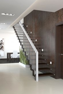 Кафяв и бял дуплекс дизайн