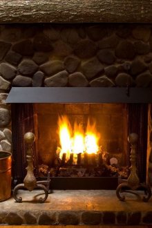 Селска камина за хол